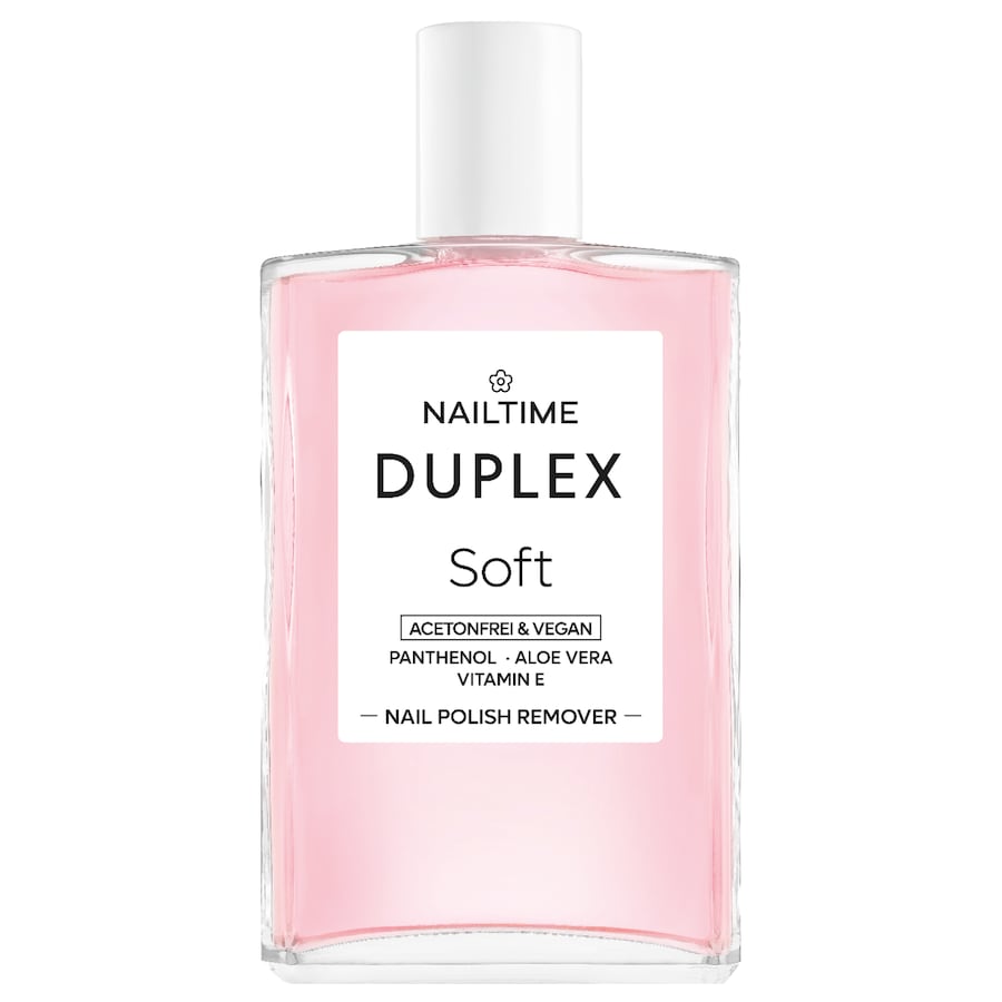 NAILTIME DUPLEX SOFT NAIL POLISH REMOVER Acetonfrei & Vegan Nagellackentferner 100 ml