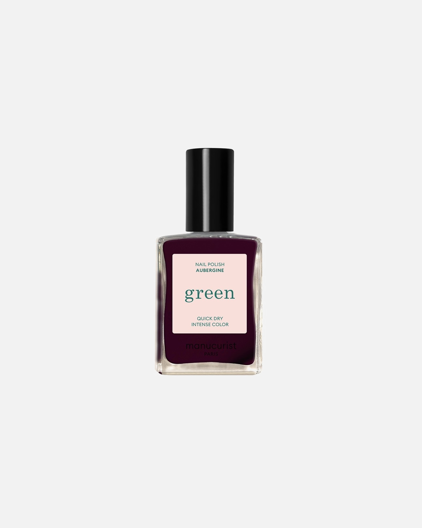 Nagellack für Unisex manucurist green Quick Dry AUBERGINE