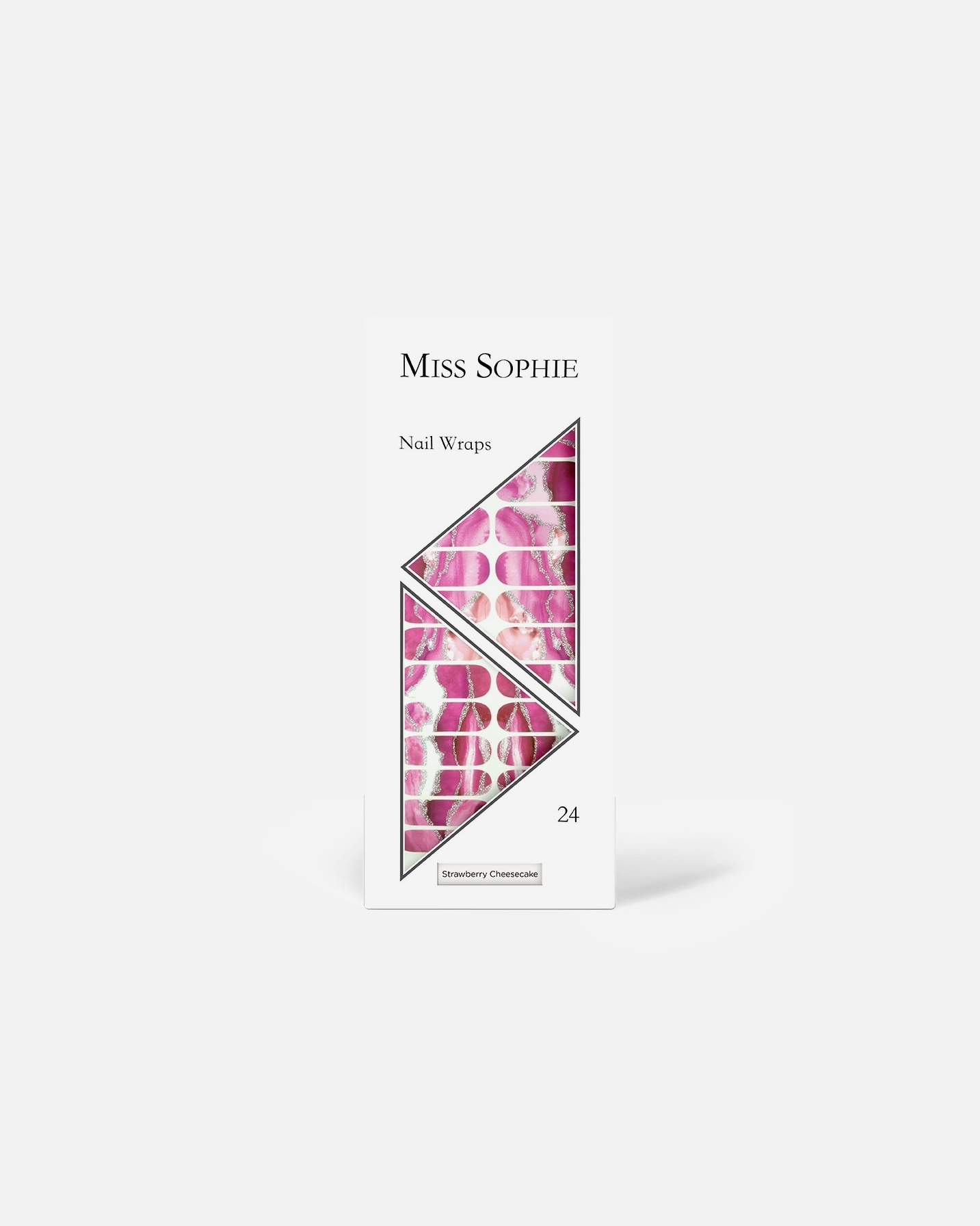 Nagelsticker für Unisex Miss Sophie Nail Wraps Strawberry Cheesecake