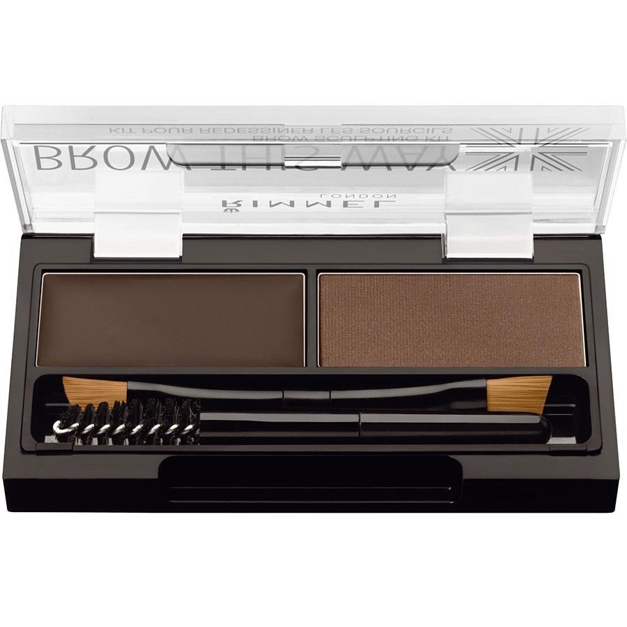 Rimmel London Brow this Way Augenbrauen-Kit Augenbrauenpuder 3.27 g Braun