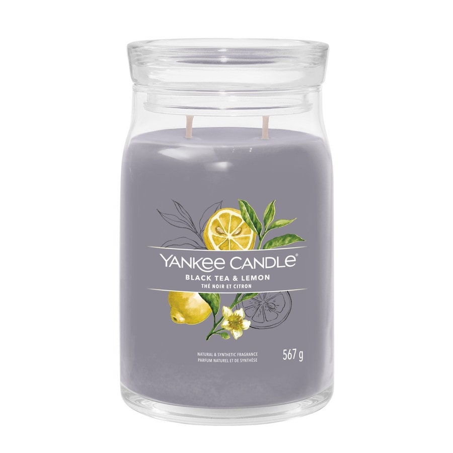 YANKEE CANDLE Black Tea & Lemon Kerze 567 g