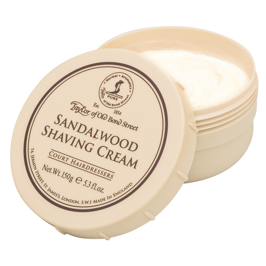 Taylor of Old Bond Street Shaving Cream Sandalwood, 150 ml Bowl Rasiercreme Tiegel Herren