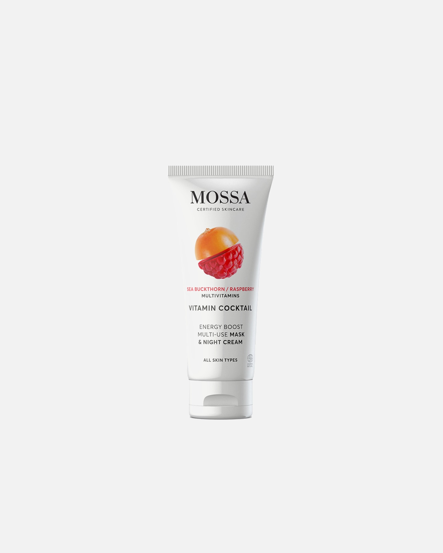 Nachtcreme für Unisex MOSSA Vitamin Cocktail Energy Boost Multi-Use Maske & VITAMIN COCKTAIL Energy Boost Multi-Use Maske & Nachtcreme, 60ml