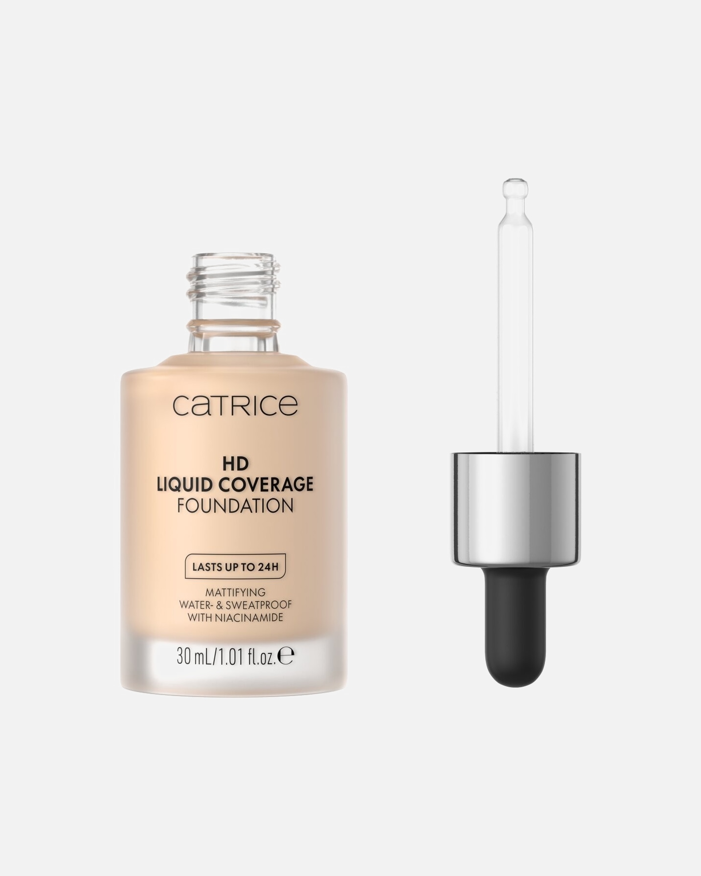 Foundation für Weiblich Catrice Default Brand Line HD Liquid Coverage 010 - LIGHT BEIGE
