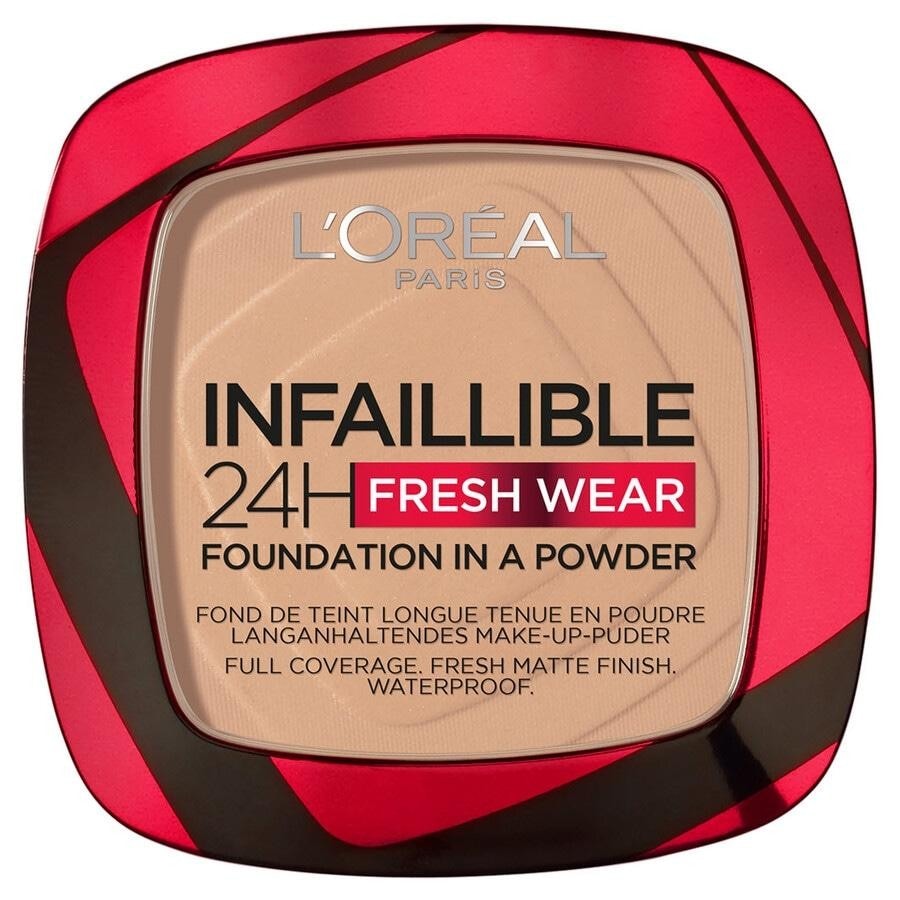 L’Oréal Paris Infaillible 24H Fresh Wear Make-Up-Puder Foundation 9 g Hellbraun