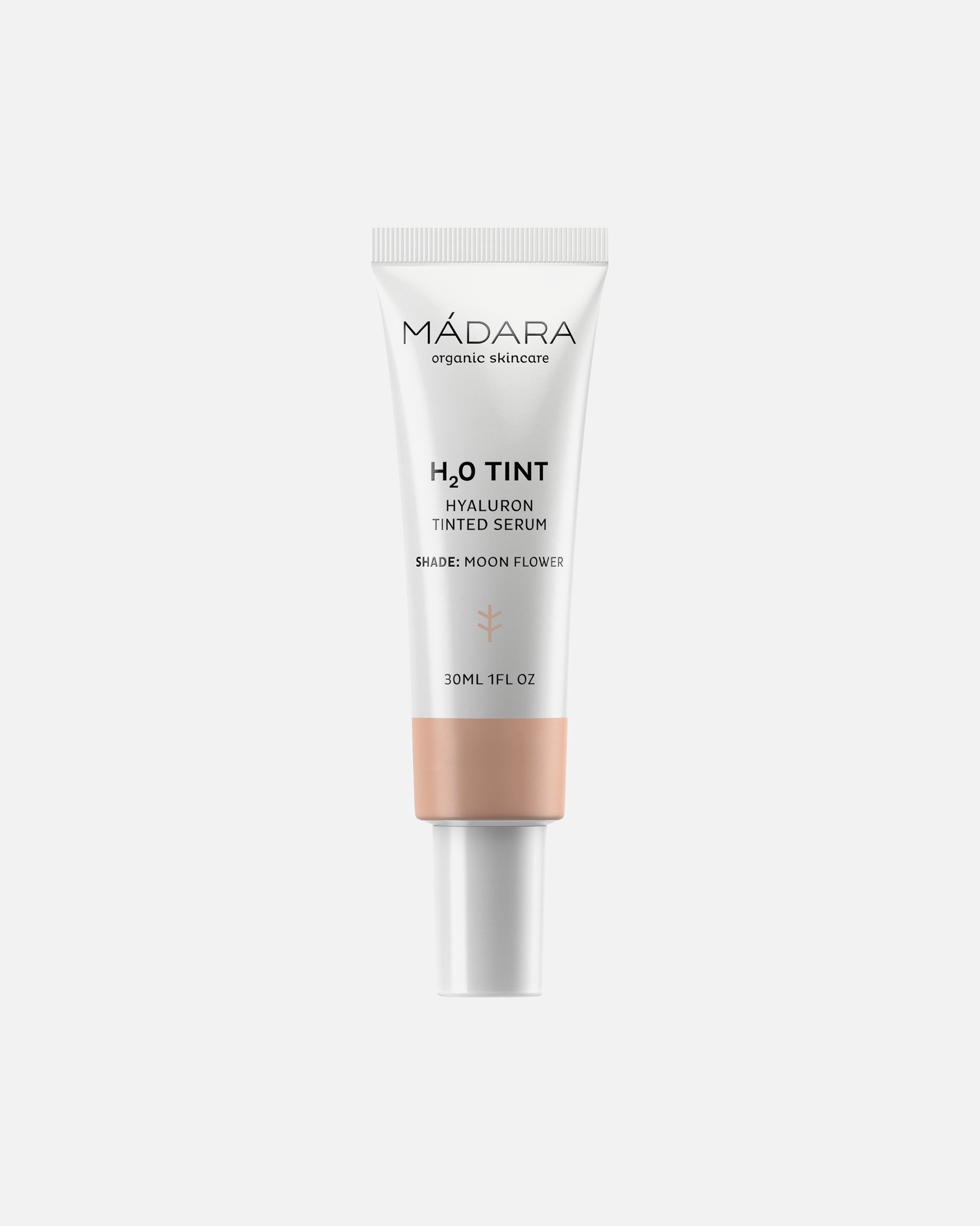 Getönte Tagescreme für Unisex MÁDARA H2O Tint Getöntes Hyaluron-Serum 2 MOON FLOWER