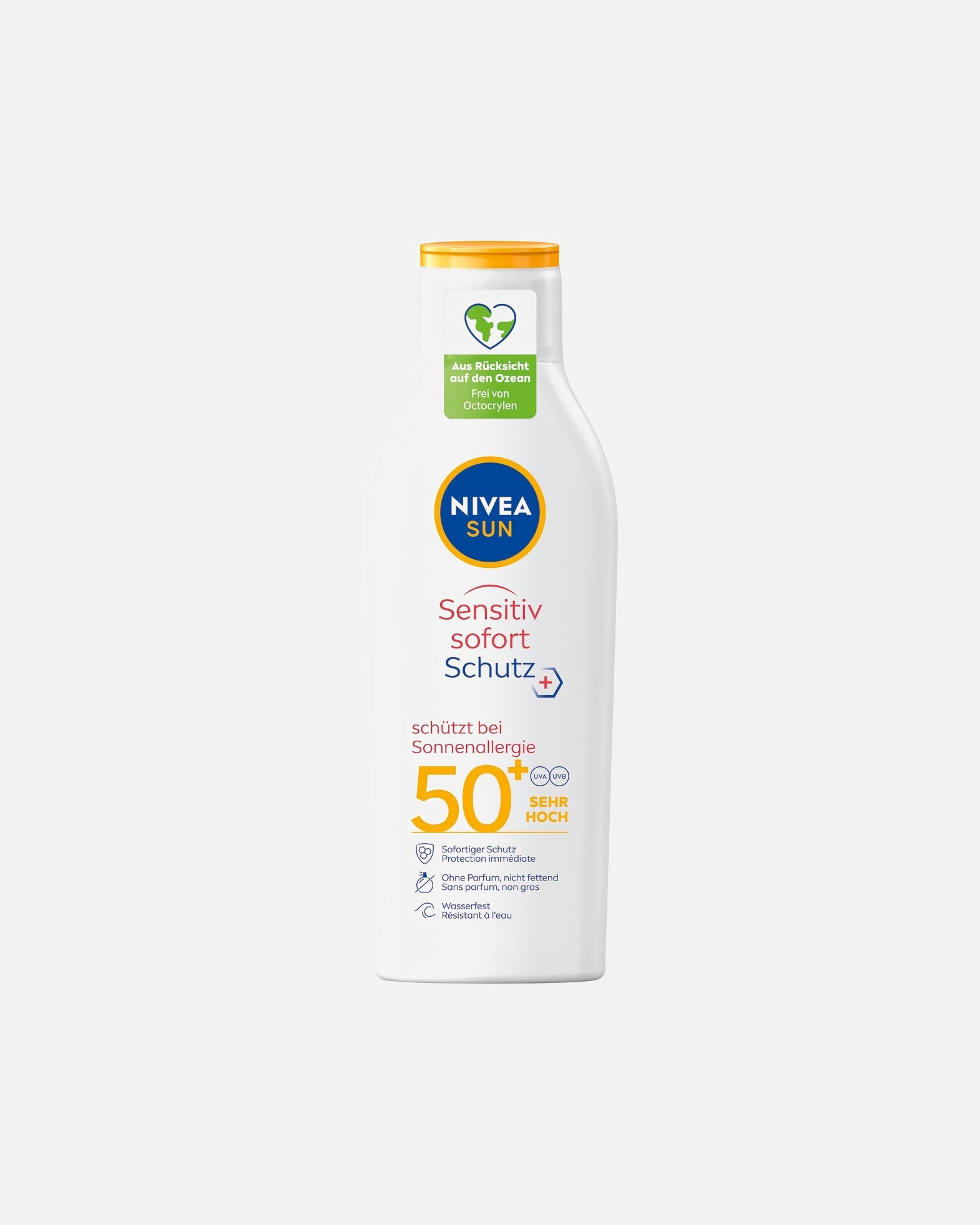 Sonnencreme für Unisex NIVEA SUN Sensitiv Sofort Schutz LSF50+ 1 Stk.
