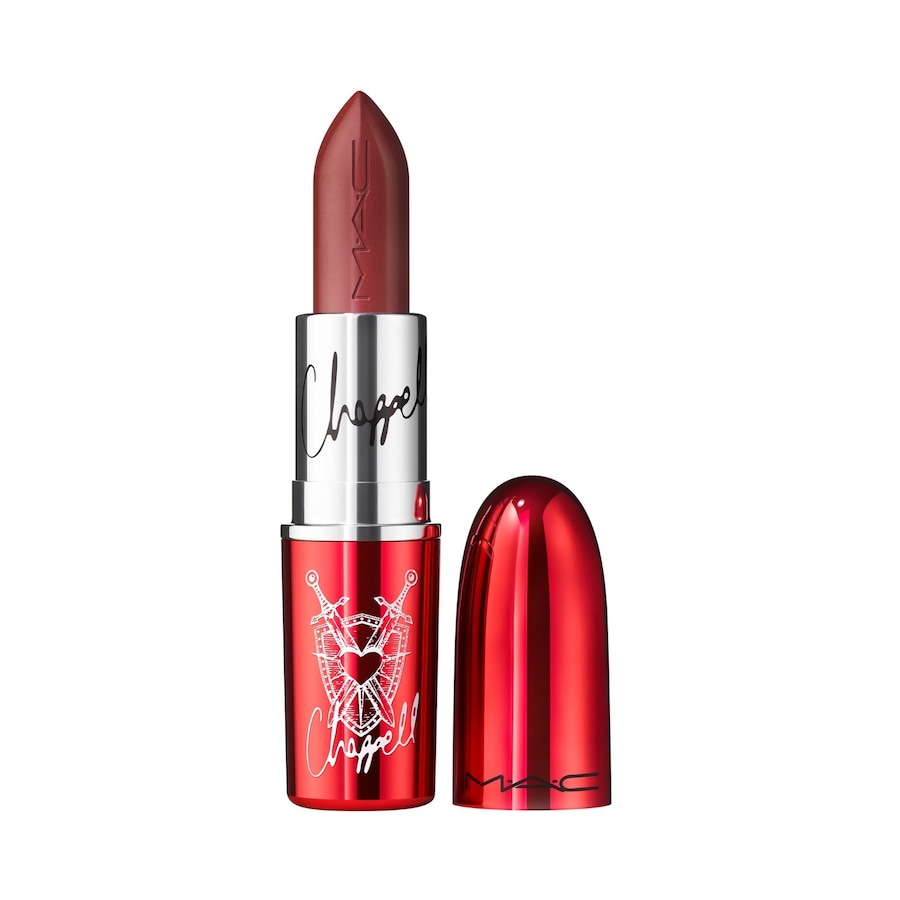 MAC Lustreglass Viva Glam Sheer-Shine Lippenstift ROAN OF ARC 3.5 g Braun