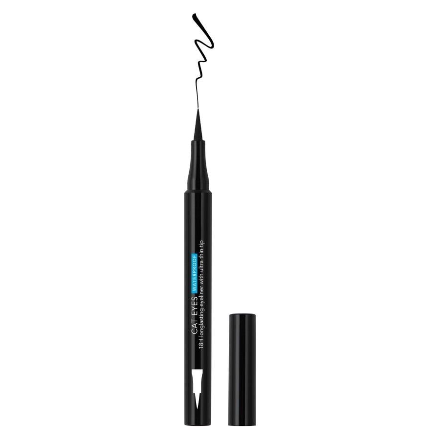 Douglas Collection Make-Up Cat Eye Waterproof 18H Longlasting Eyeliner Thin 1 ml Schwarz