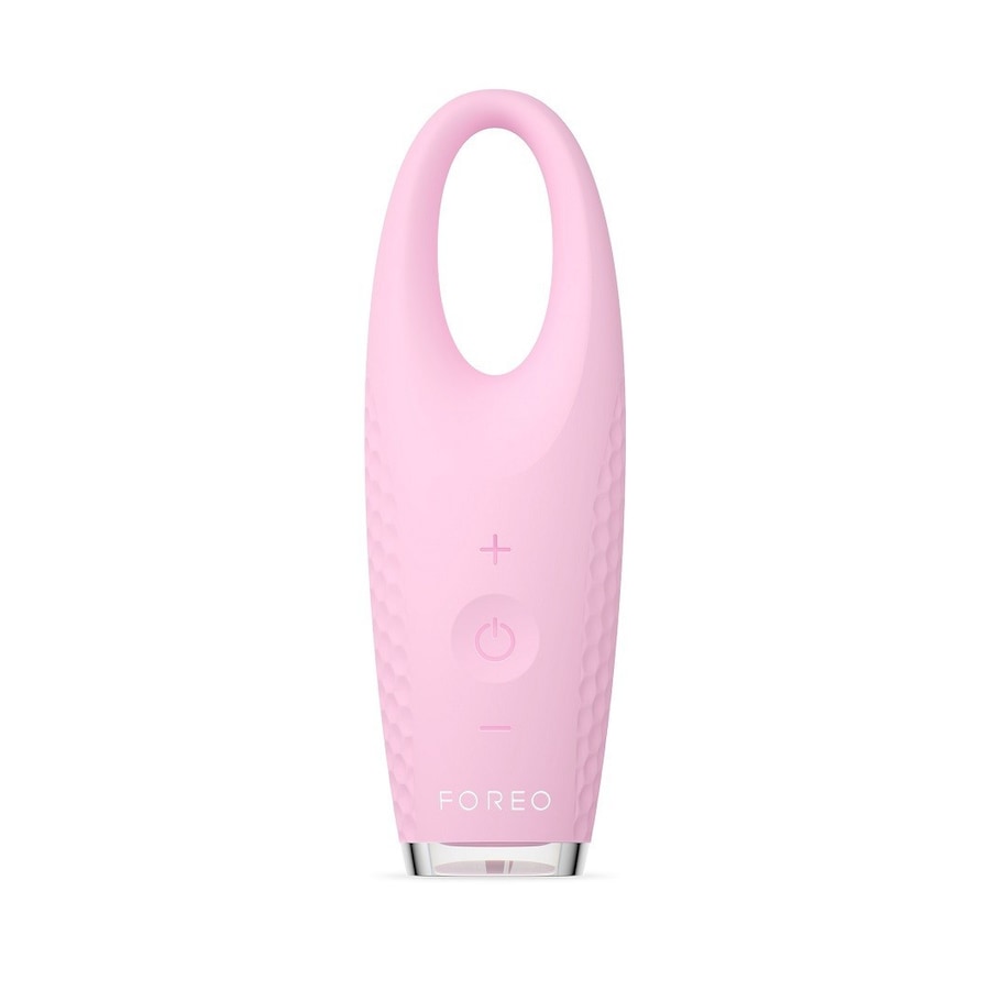 FOREO IRIS 2 Massagegerät für die Augenpartie Elektrisches Gesichtsmassagegerät Petal Pink Silber