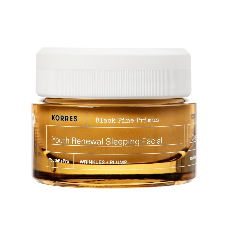 KORRES BLACK PINE PRIMUS Erneuernde Nachtcreme gegen Falten Anti-Aging Pflege 40 ml Damen