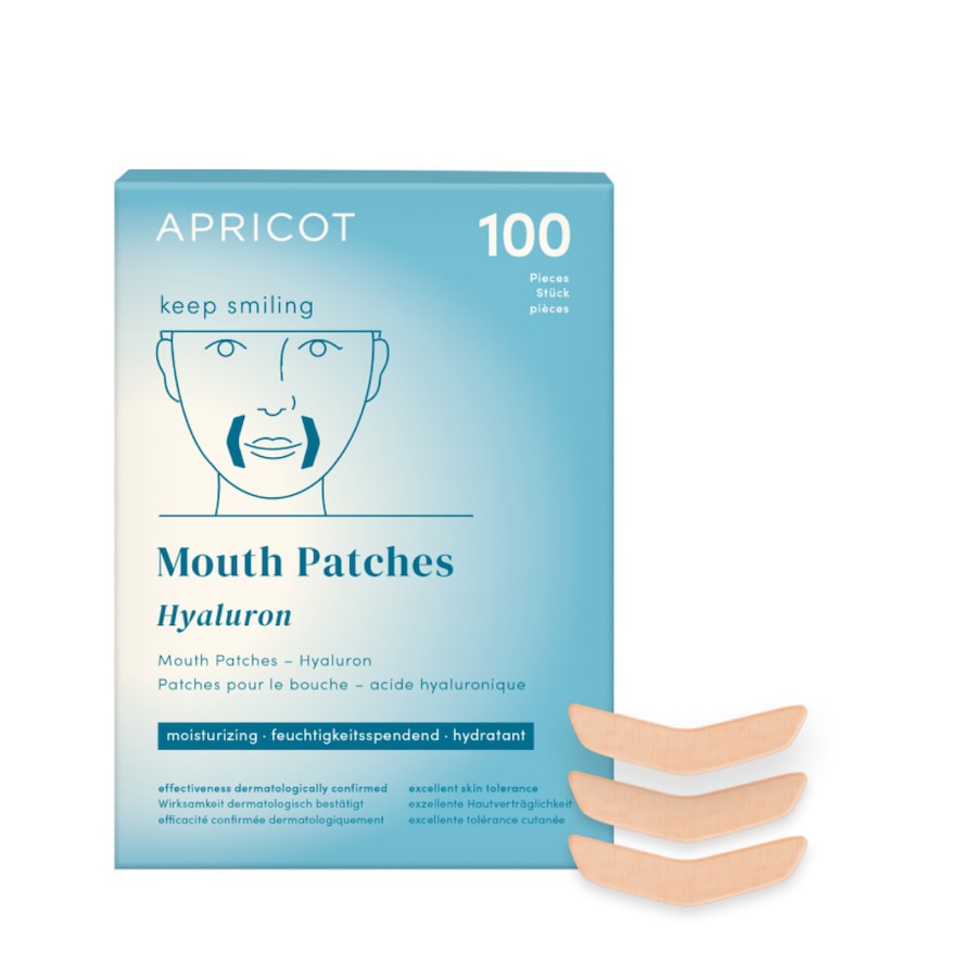Apricot Mund Patches mit Hyaluron Anti-Aging Maske