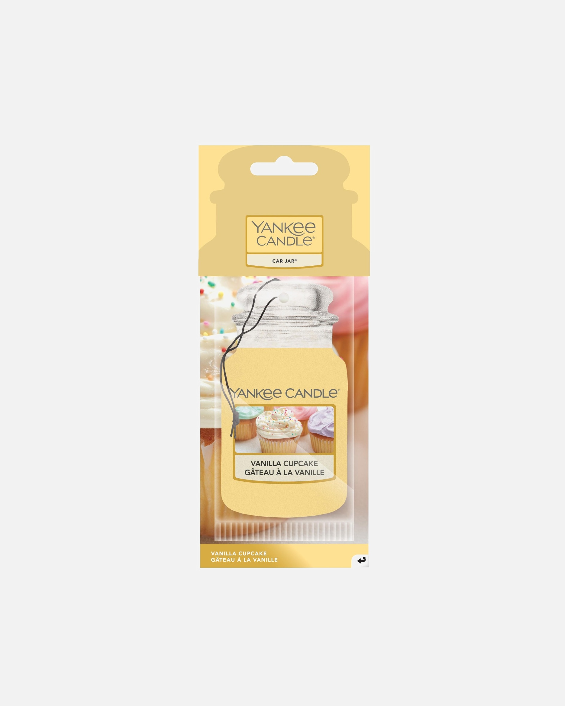 Autoduft für Unisex YANKEE CANDLE Car Jar® 14 g - Vanilla Cupcake