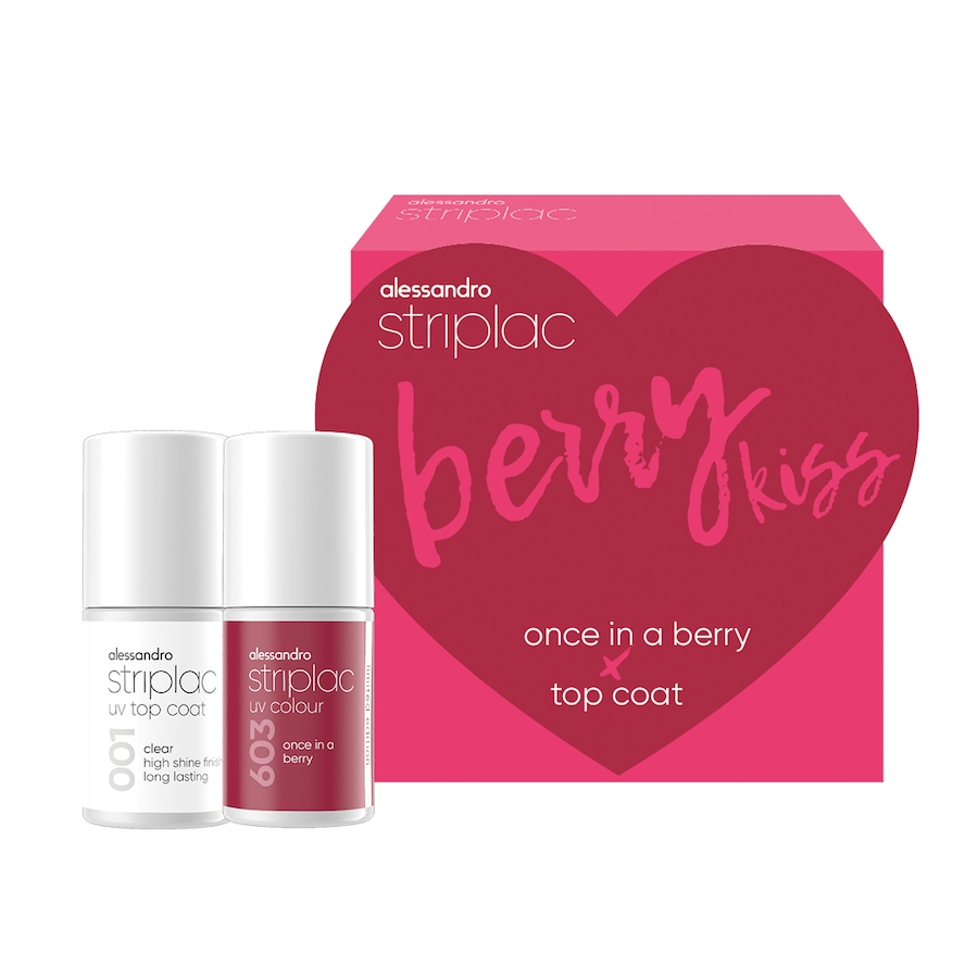 Alessandro Striplac Set Berry Kiss Nagelpflegeset Pink