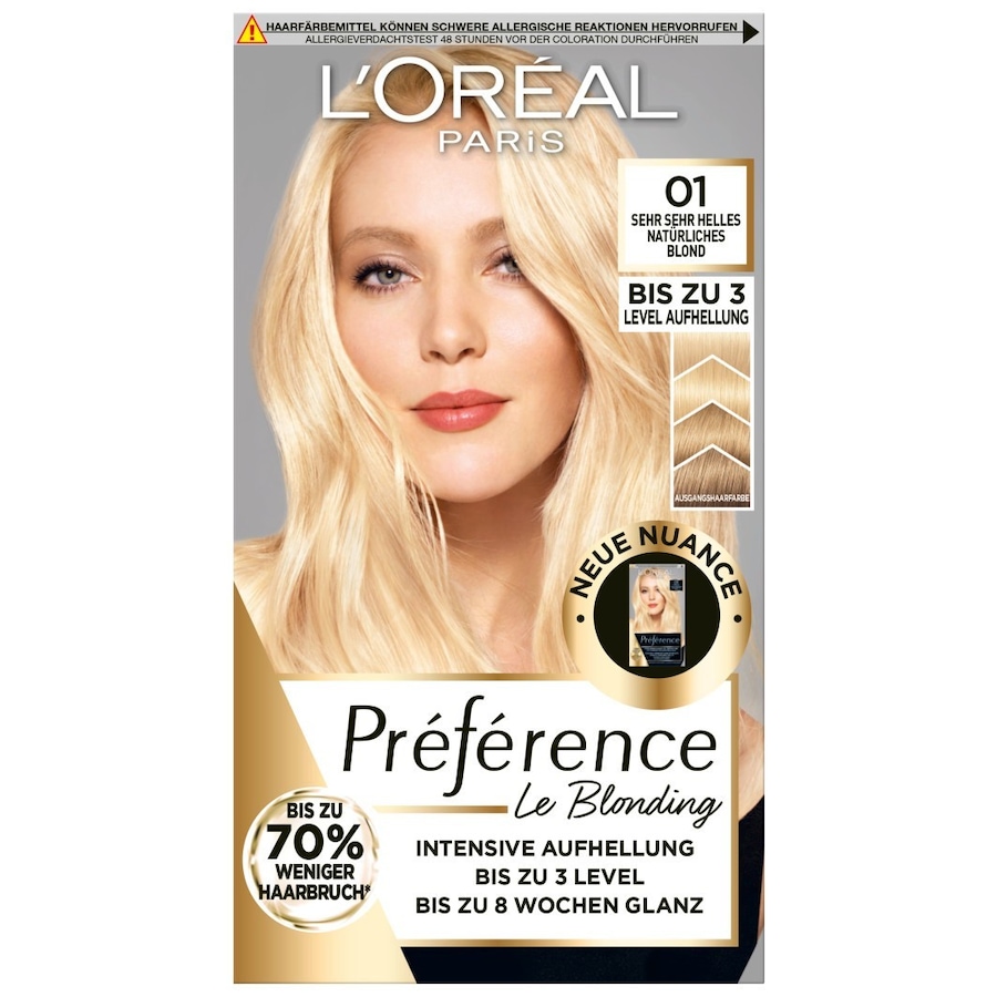 L’Oréal Paris Preference Le Blonding Haarfarbe 1 - SEHR HELLES NATÜRLICHES BLOND Nude Damen