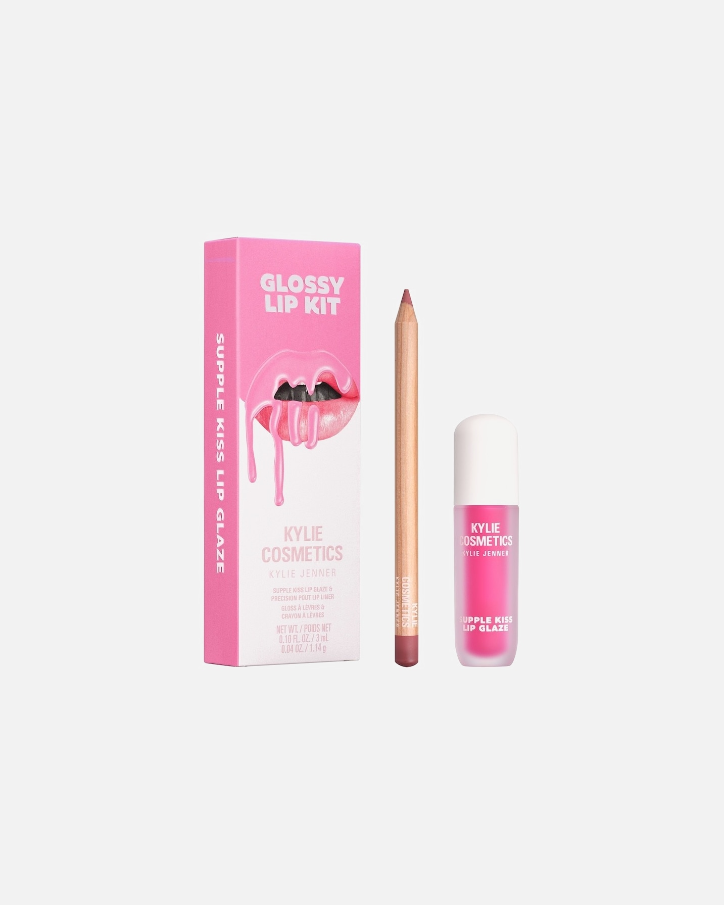 Lippen Make-up Set für Unisex KYLIE COSMETICS Glossy Lip Kit 811 - CANDY PINK