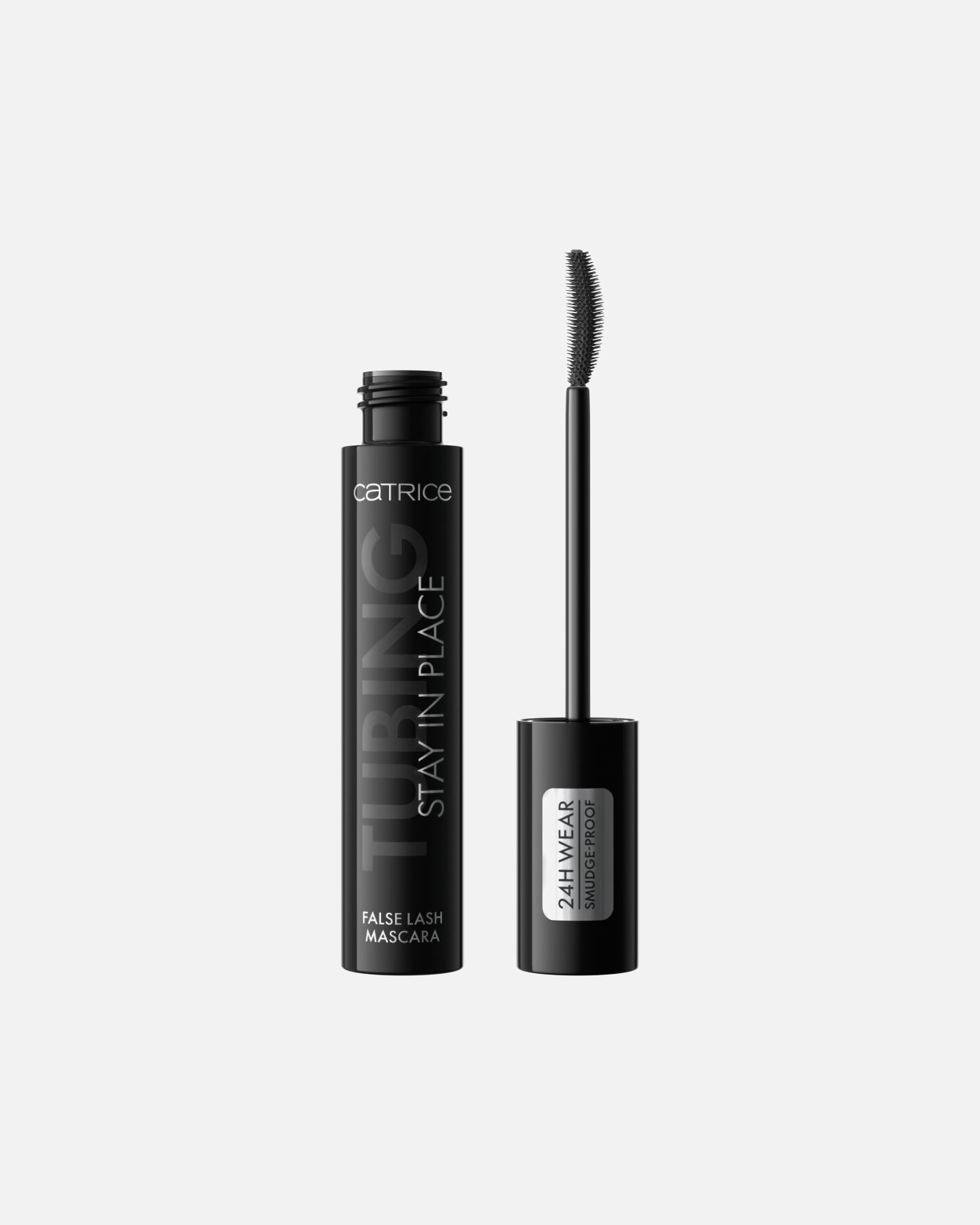 Mascara für Unisex Catrice Default Brand Line TUBING Stay In Place False Lash 010 - NO PANDA BLACK