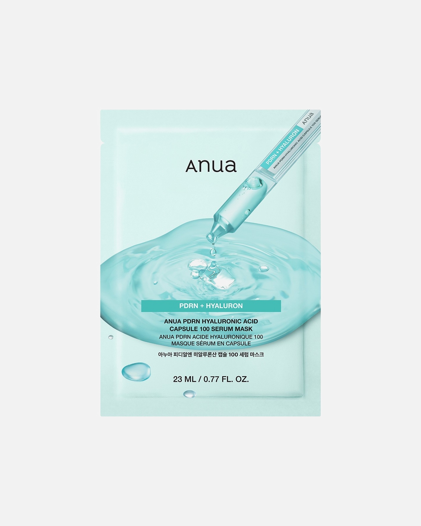 Tuchmaske für Unisex Anua PDRN Hyaluron Acid Capsule 100 Serum 1 Stück