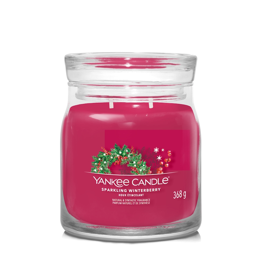 YANKEE CANDLE Sparkling Winterberry Kerze 368 g