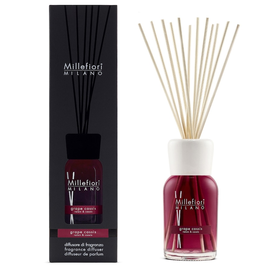 Millefiori MILANO Reed Diffuser Grape Cassis Raumduft 500 ml