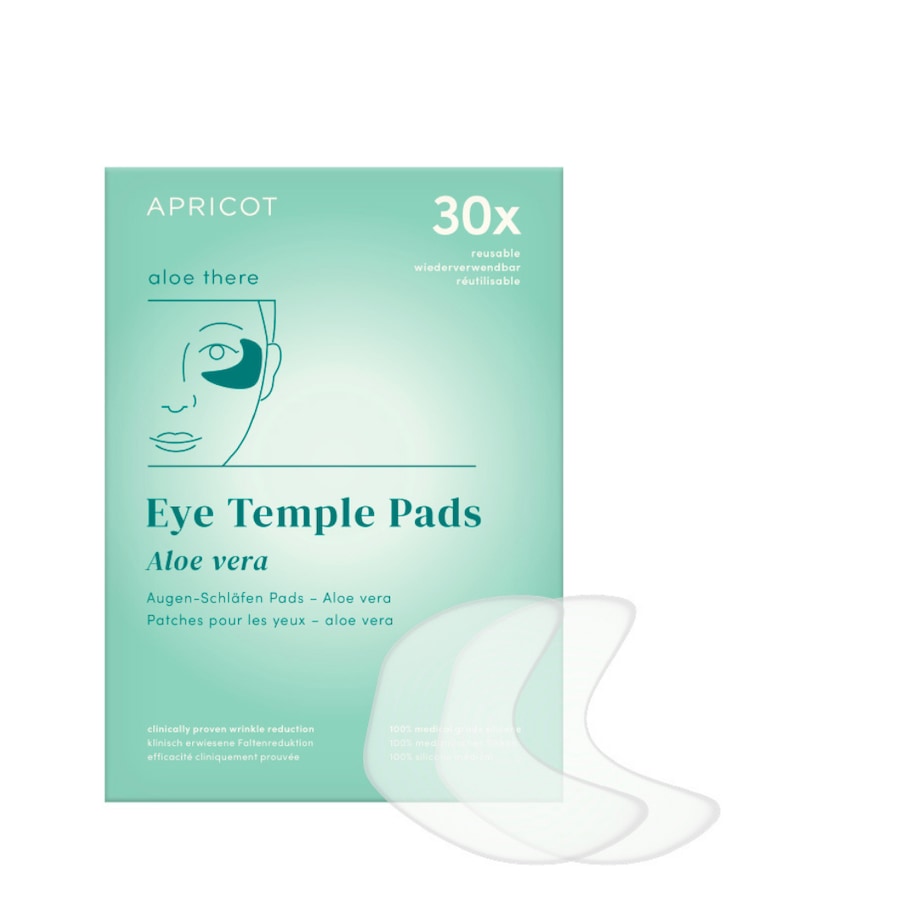 Apricot Wiederverwendbare Schläfen-Pads mit Aloe Vera Augenmaske