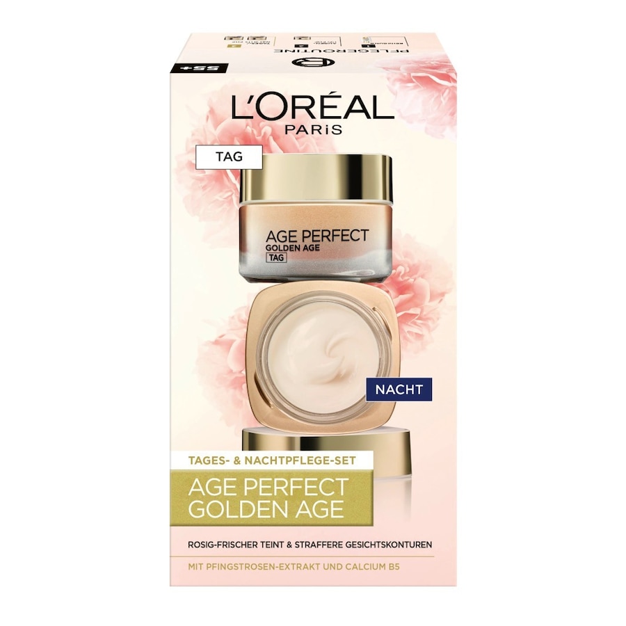 L’Oréal Paris Age Perfect Golden Tag Und Nacht Gesichtspflege-Set Gesichtspflegeset Damen