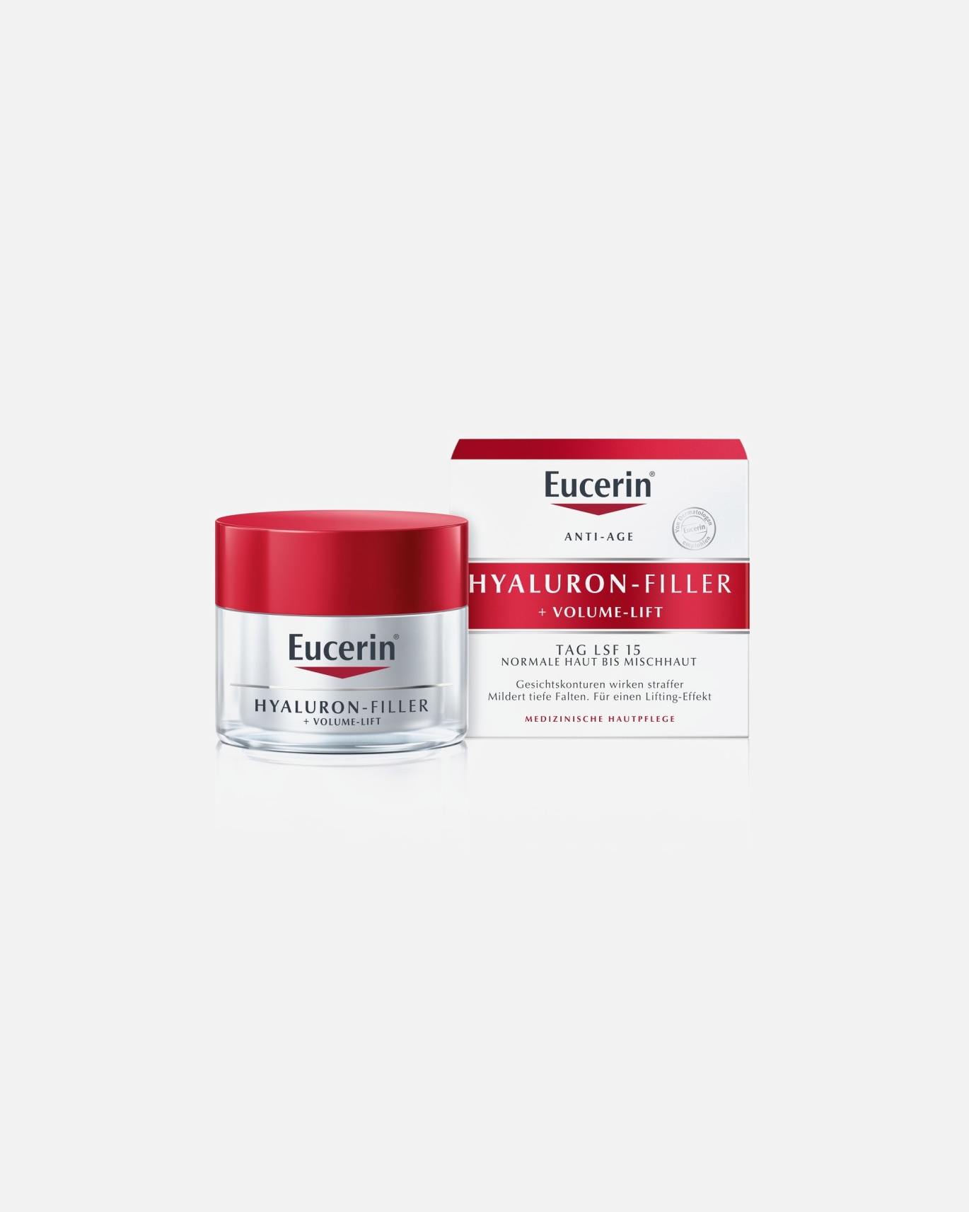 Anti-Aging Pflege für Unisex Eucerin Hyaluron-Filler + Volume-Lift Tagespflege für normale Haut bis Mischhaut 50 ml