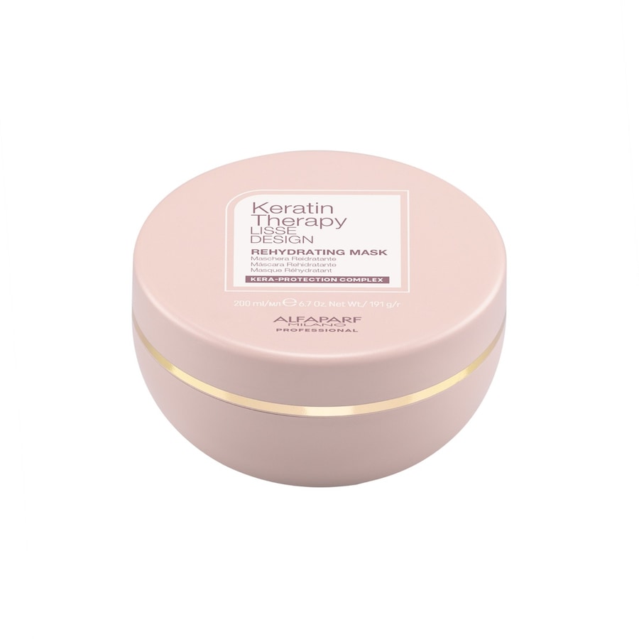 ALFAPARF MILANO Keratin Therapy Lisse Design Rehydrating Mask Haarmaske 200 ml Damen