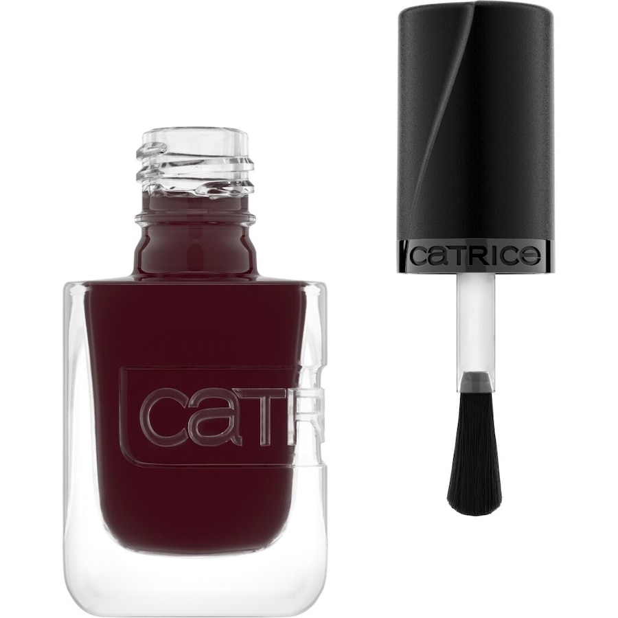 Catrice GEL AFFAIR Nail Lacquer Nagellack 022 - CHERRY IS THE NEW BLACK 10.5 ml Schwarz