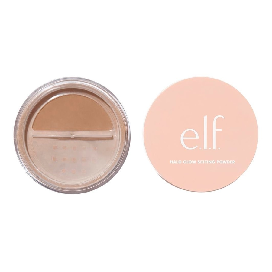 e.l.f. Cosmetics Halo Glow Setting Powder Puder DARK 6.8 g Braun