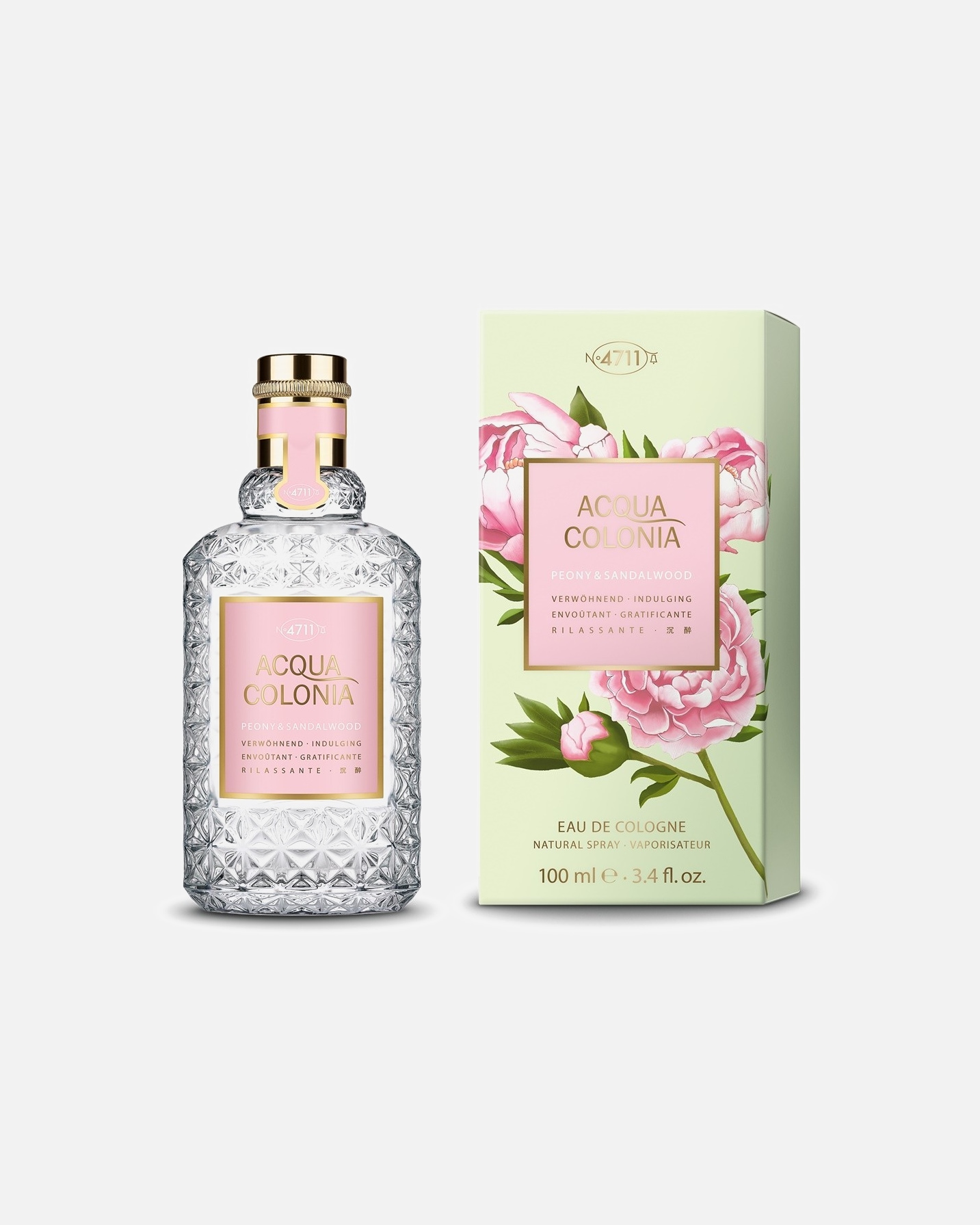 Eau de Cologne für Unisex 4711 Acqua Colonia Peony & Sandalwood Acqua Colonia 100 ml
