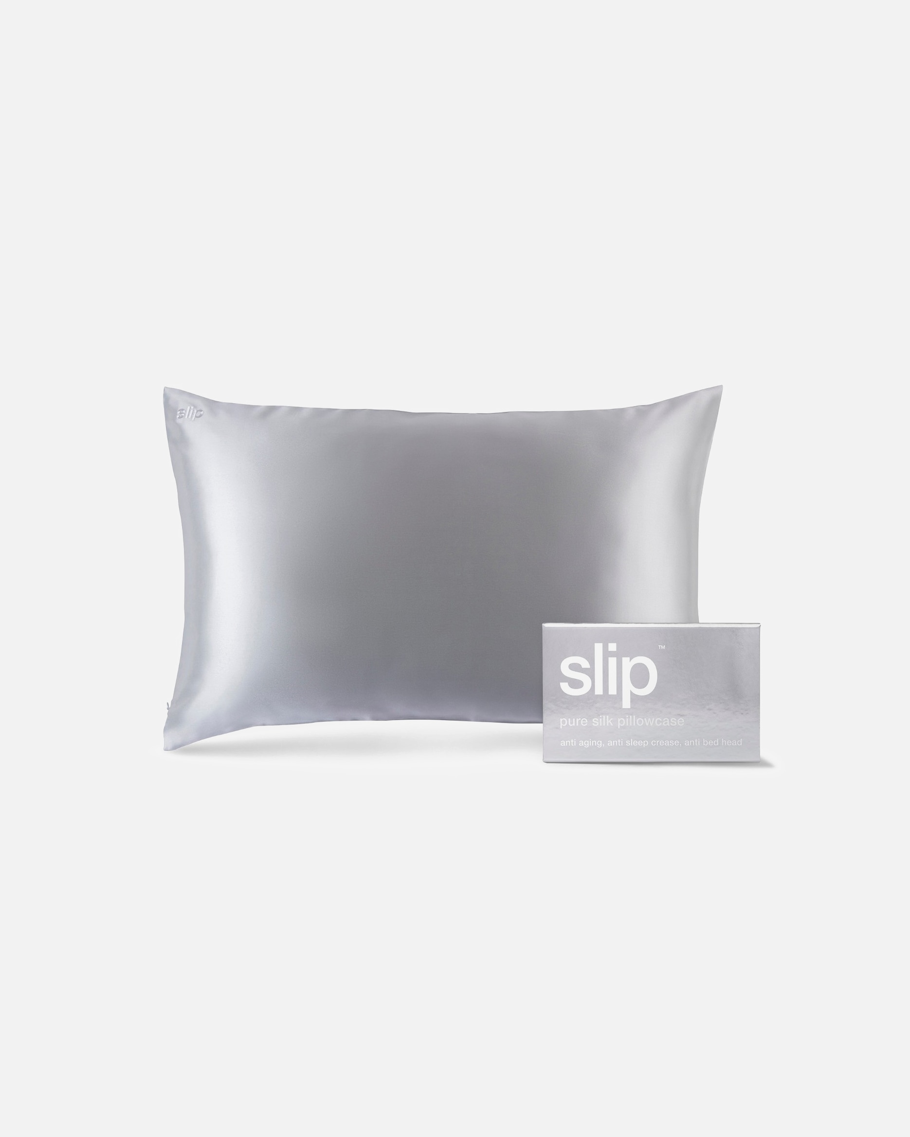 Kissen für Unisex Slip Pure Silk Pillowcase Silber