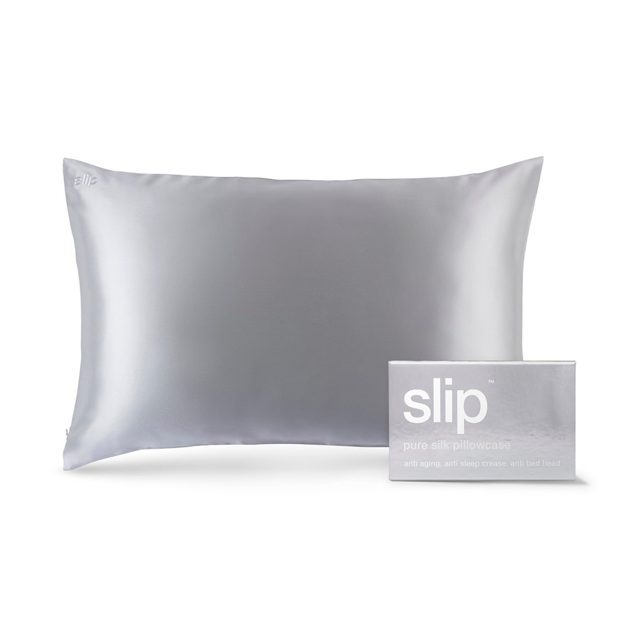 Slip Pure Silk Pillowcase Kissen Silber