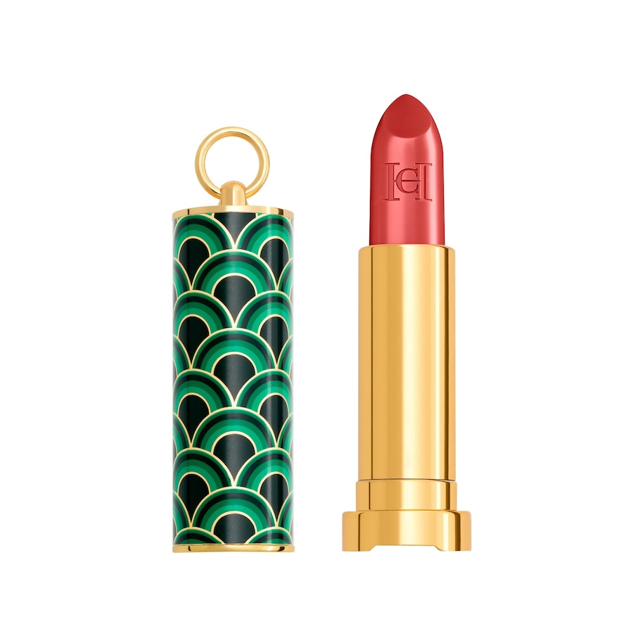 Carolina Herrera Fabulous Kiss Lipstick + Cap Duo Lippen Make-up Set SATIN 373 PINK AURA GREENWAVES CAP Weiss Damen