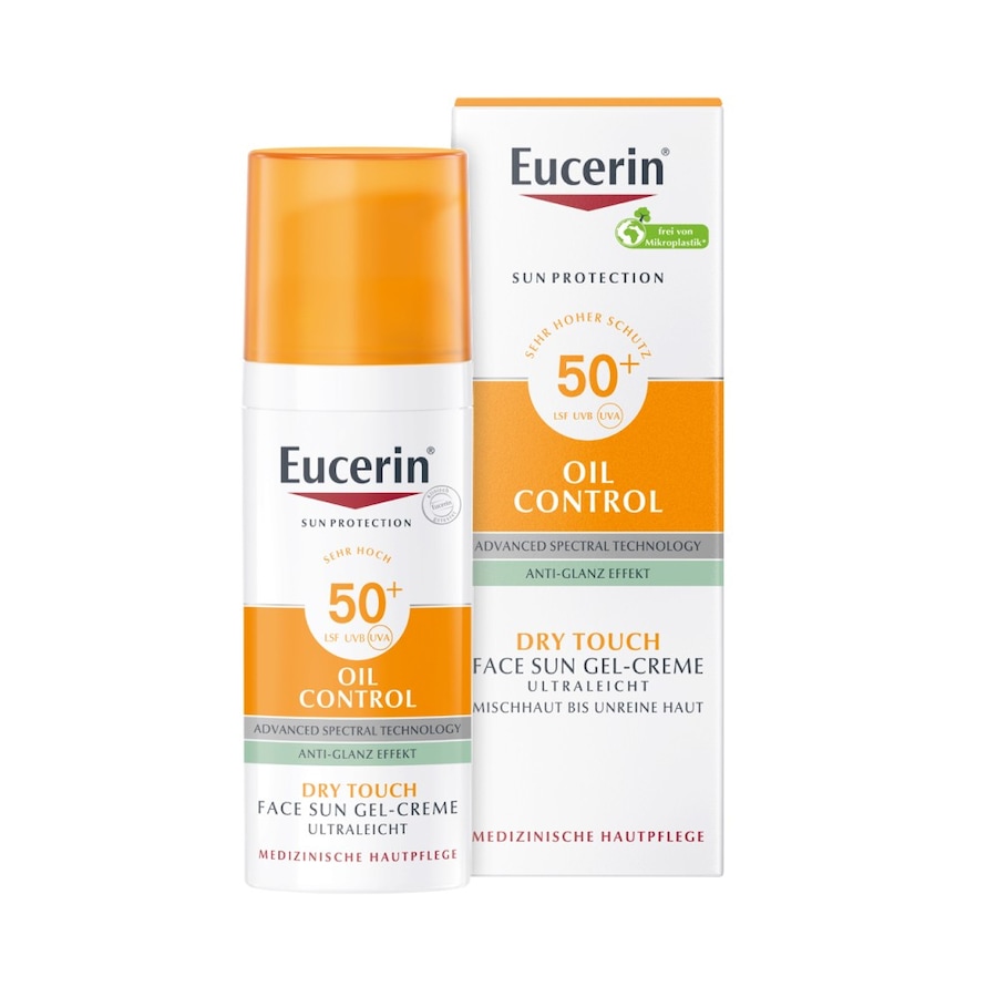Eucerin Oil Control Face Sun Gel-Creme LSF 50+ Sonnencreme 50 ml
