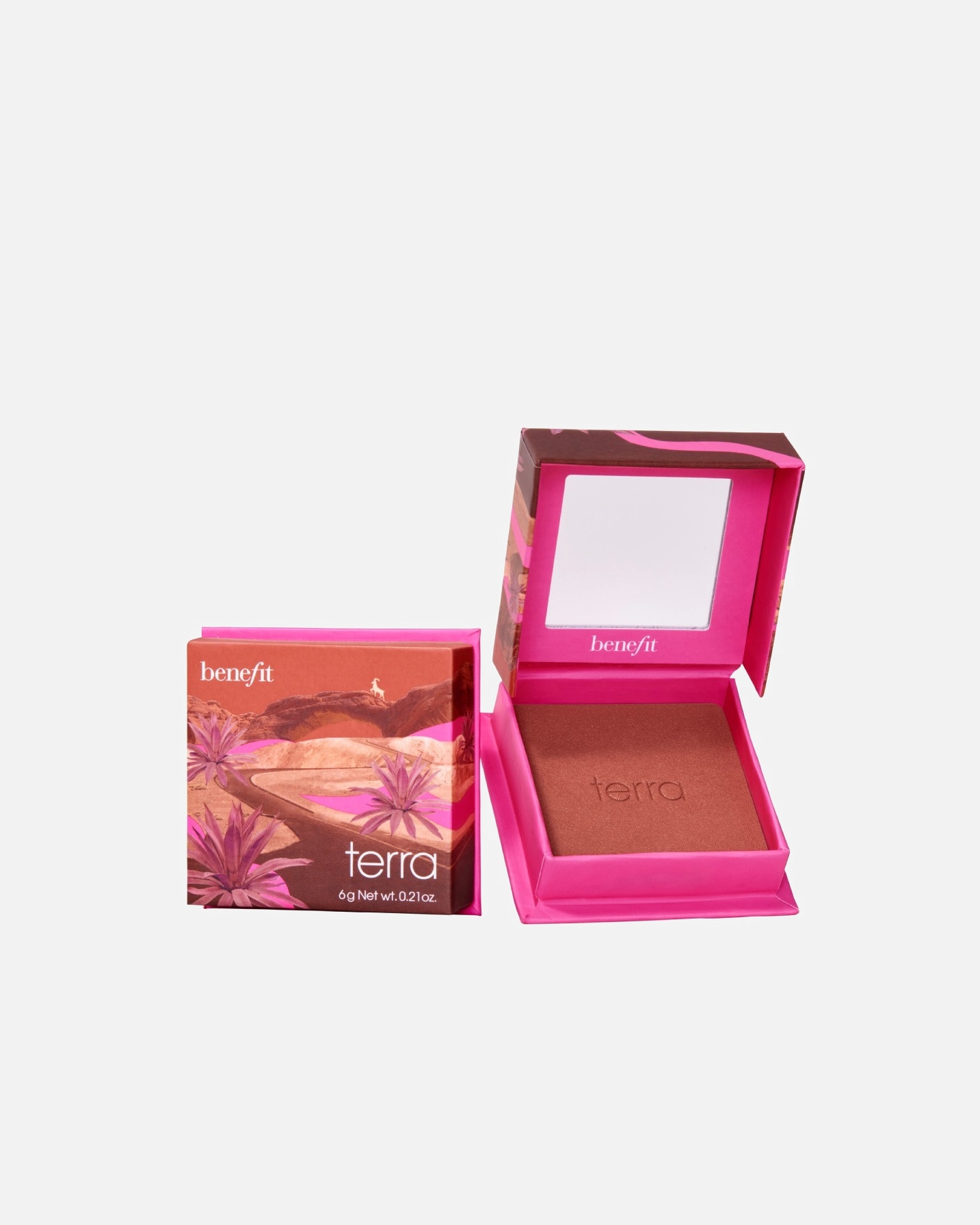 Blush für Unisex Benefit Bronzer & Blush Collection Terra in Terracotta mit Goldschimmer 6 g