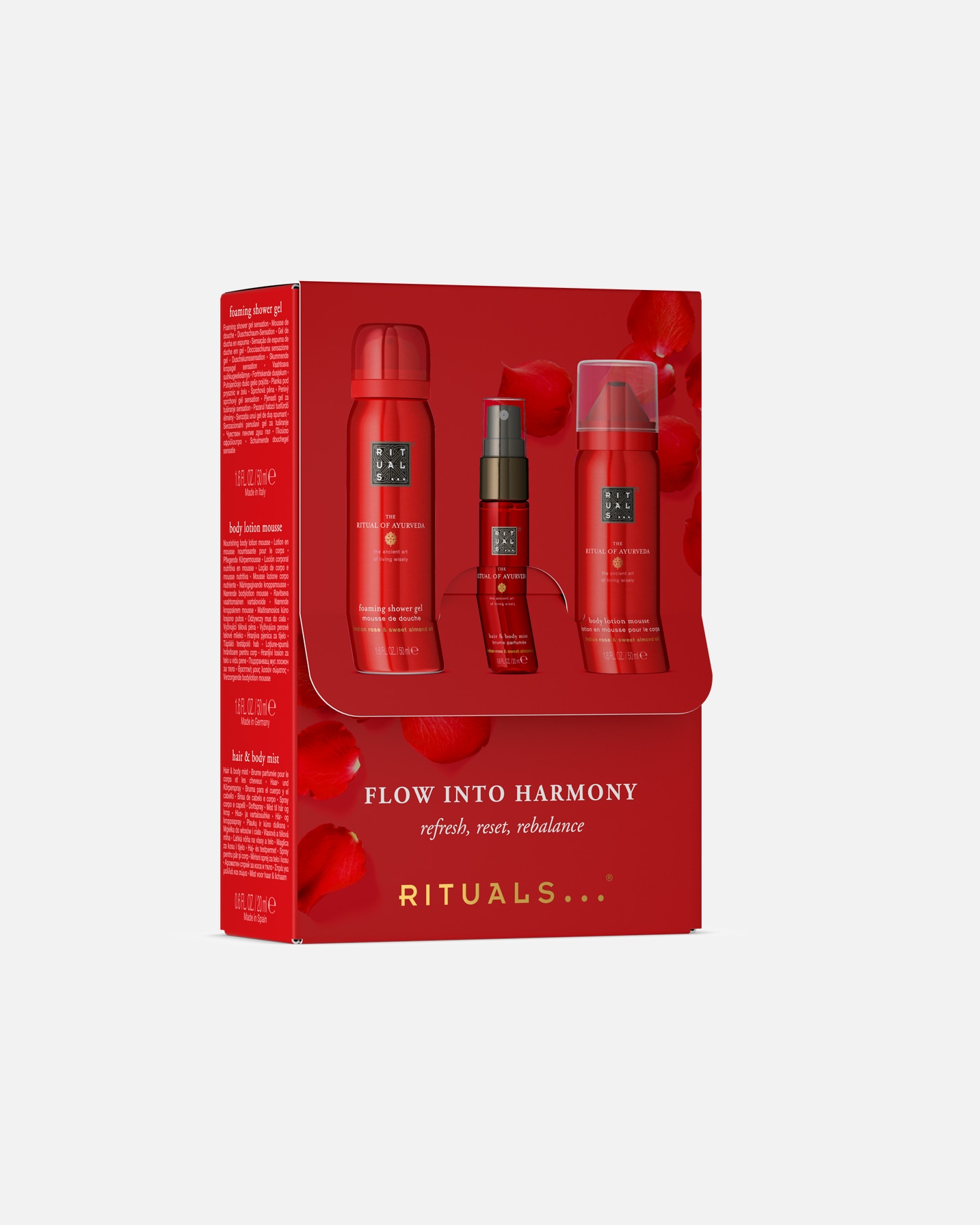 Körperpflegeset für Unisex Rituals The Ritual of Ayurveda Beauty to Go Set 1 Stück