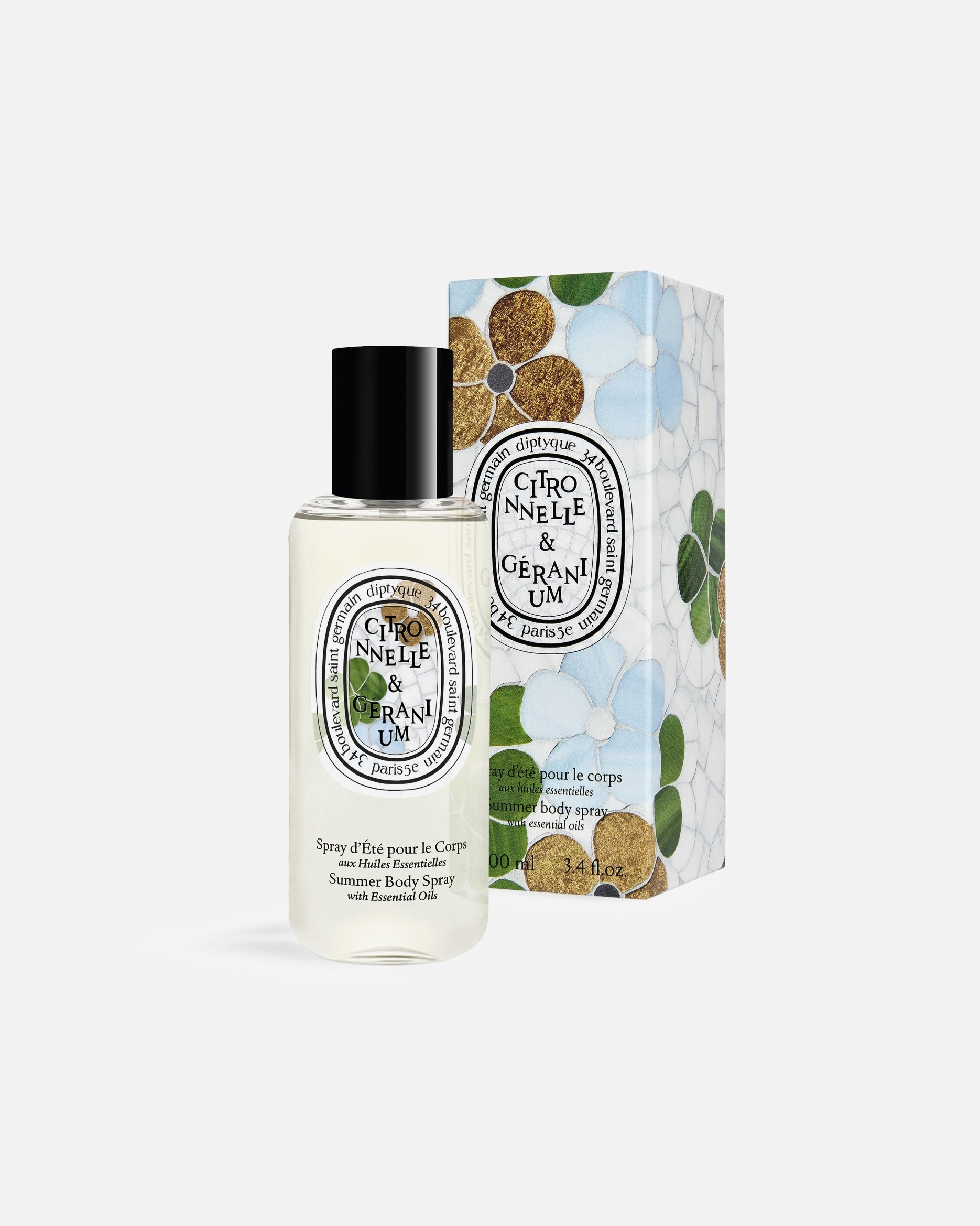 Bodyspray für Unisex Diptyque Summer Water Garden Zitronengras & Geranie 100 ml