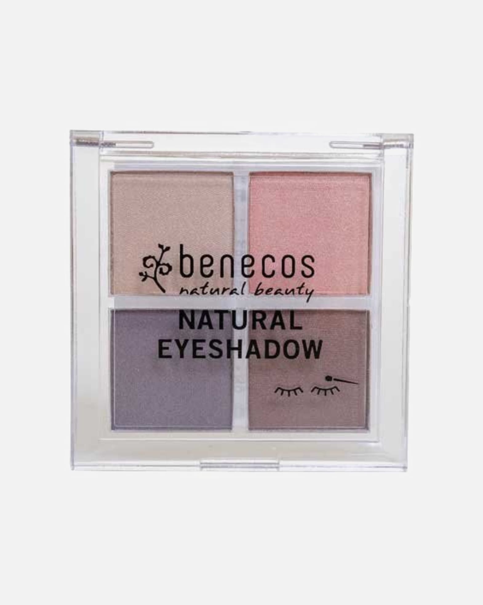 Lidschatten für Unisex benecos Natural Quattro Eyeshadow - Beautiful Eyes 8g Beautiful eyes