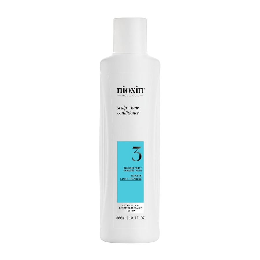Nioxin System 3 Scalp + Hair - Haarpflege für naturbelassenes, sichtbar dünner werdendes Haar Conditioner 300 ml