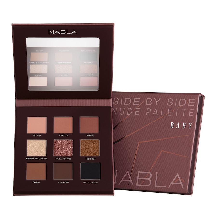 NABLA Side By Nude Palette Lidschatten Baby 7.4 g Weiss