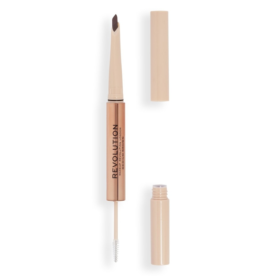 REVOLUTION Fluffy Brow Filter Duo Ash Brown Augenbrauengel MEDIUM BROWN 1 ml Braun