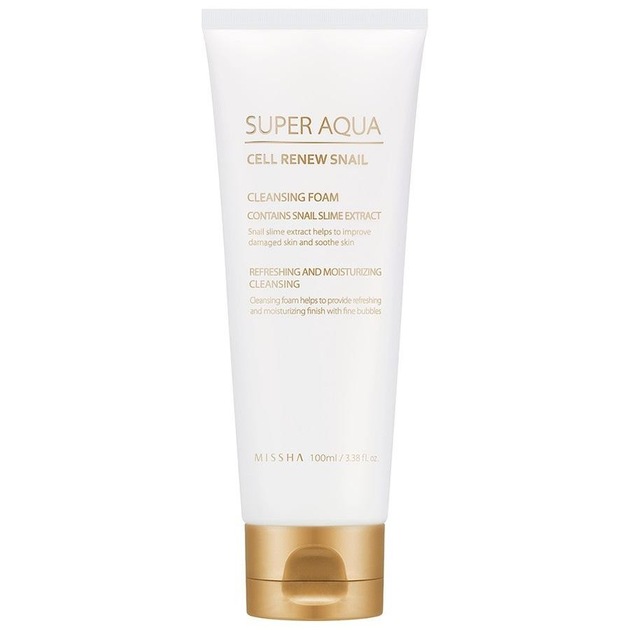 Missha Super Aqua CELL RENEW SNAIL CLEANSING FOAM