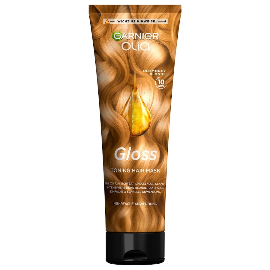 Garnier Olia Gloss Tinted Hair Mask Haarfarbe OLD MONEY BLONDE 150 ml Hellbraun