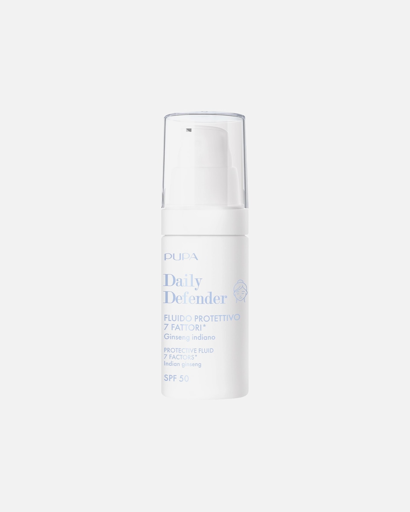 Gesichtsfluid für Unisex PUPA Milano Daily Defender SPF50