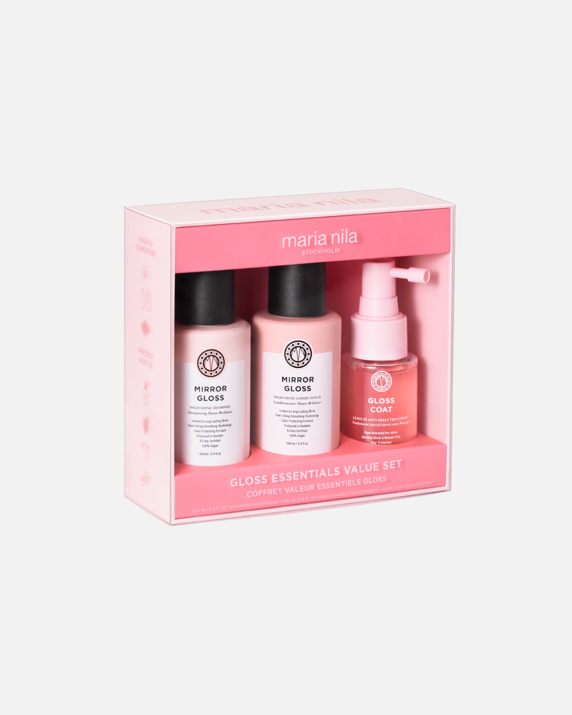 Haarpflegeset für Unisex Maria Nila Mirror Gloss Travel Essentials 1 Stück