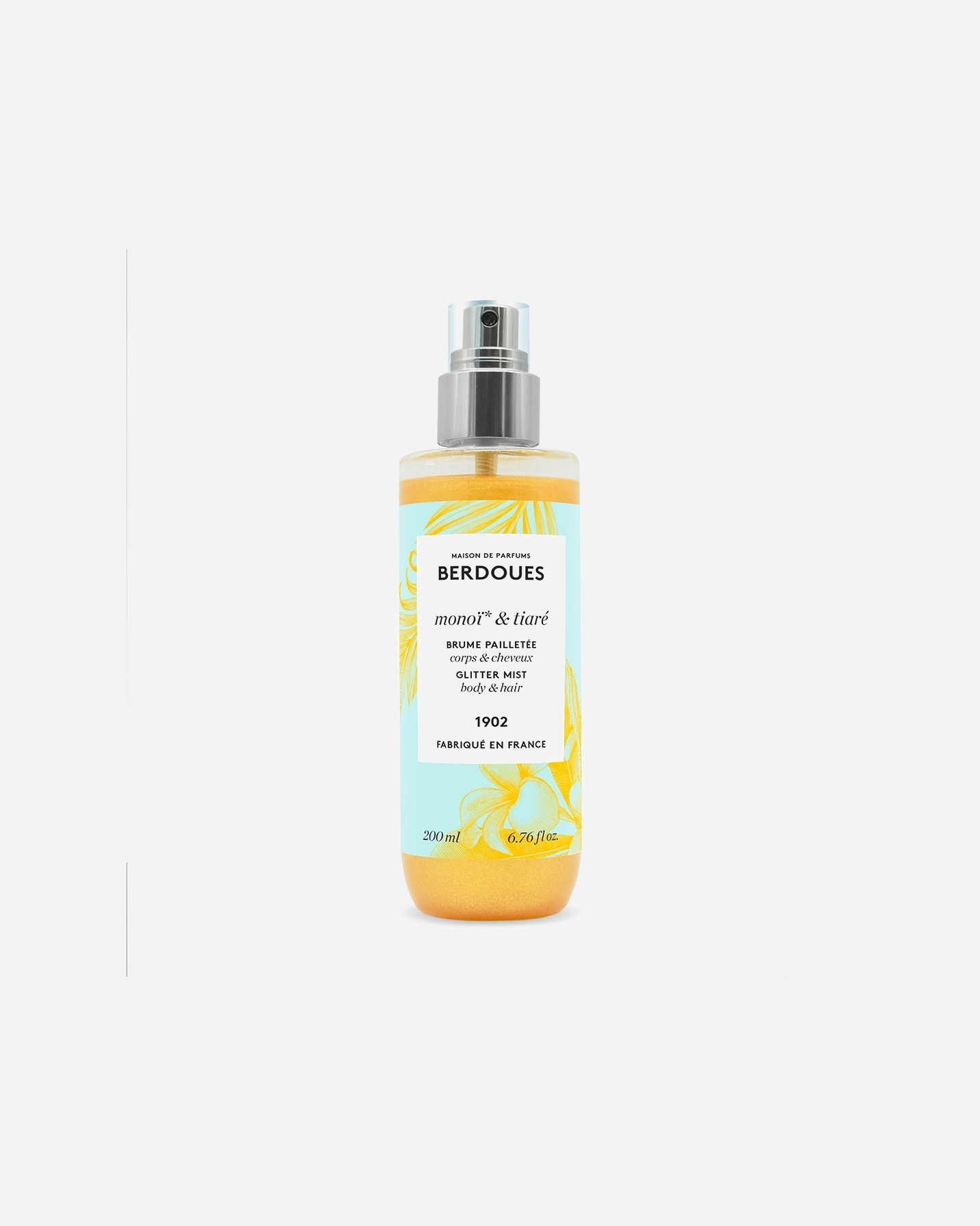 Bodyspray für Weiblich Berdoues Glitter Mist Monoï & Tiaré 200 ml