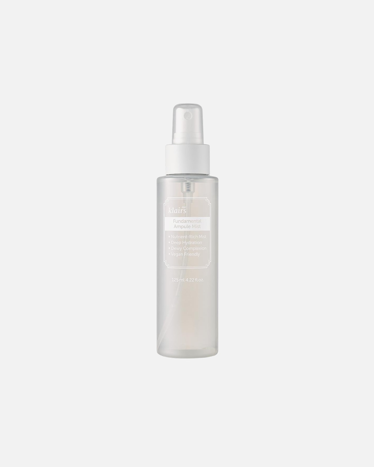 Gesichtsspray für Unisex Dear Klairs Fundamental Ampule Mist 125 ml