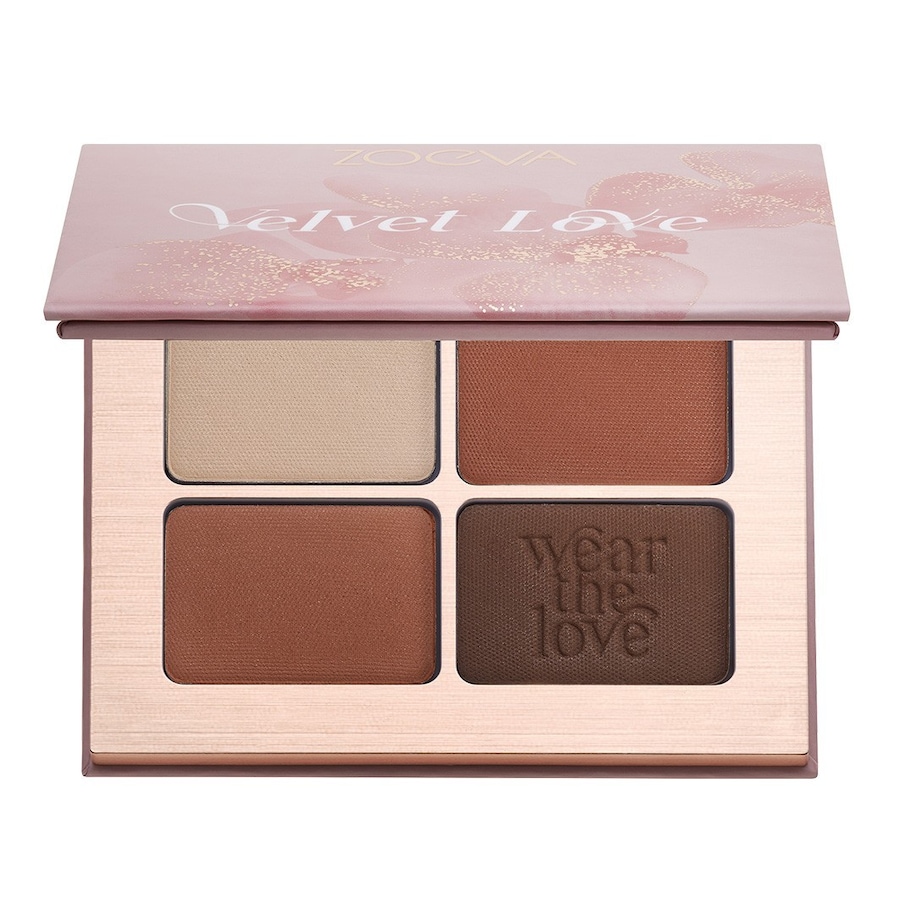 ZOEVA VELVET LOVE EYESHADOW QUAD Lidschatten EASY NUDE EYES 6 g Braun