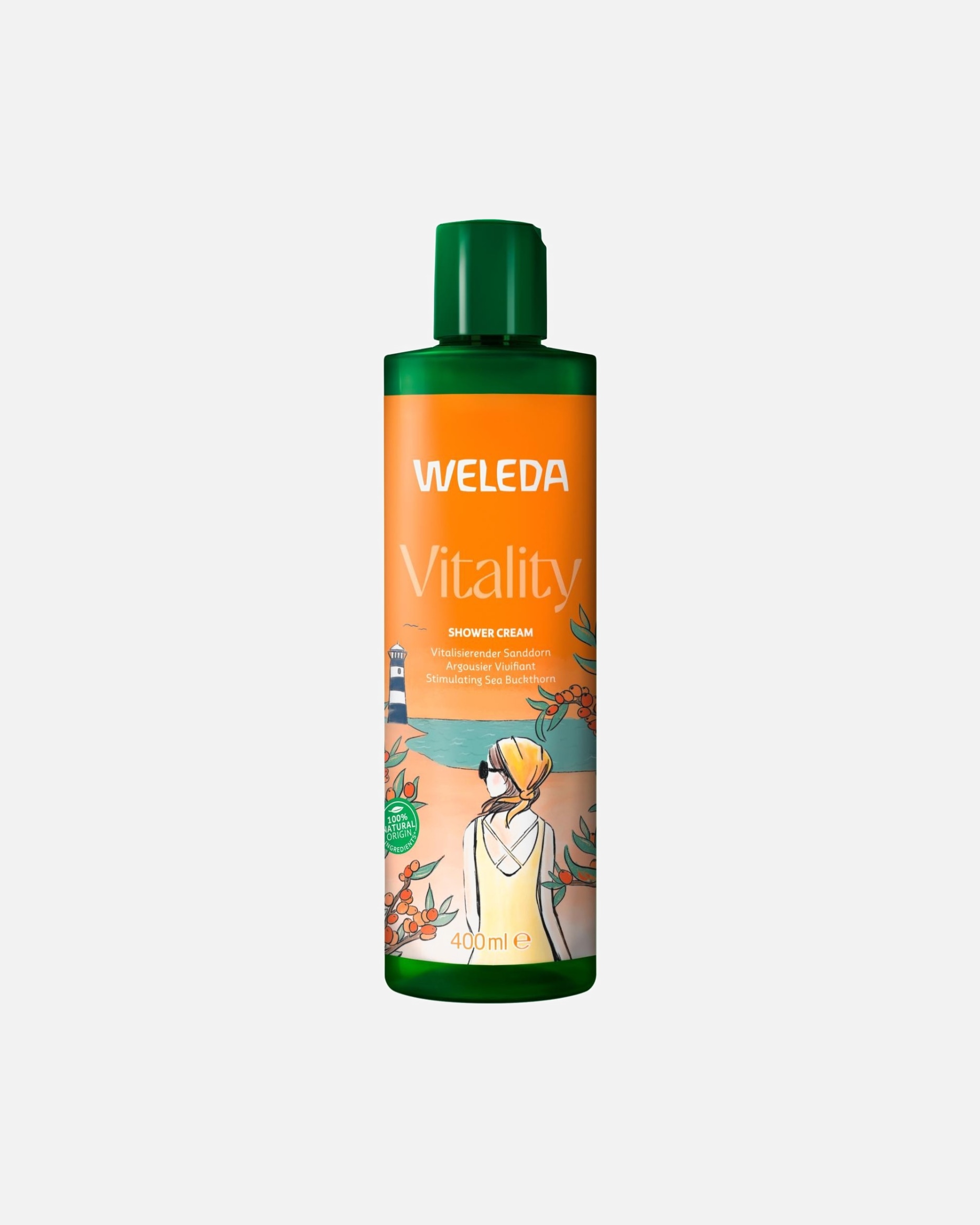 Duschgel für Unisex Weleda Sanddorn Vitality 400 ml